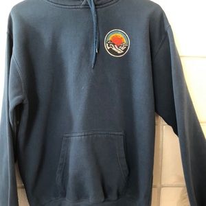 zion national park graphic hoodie